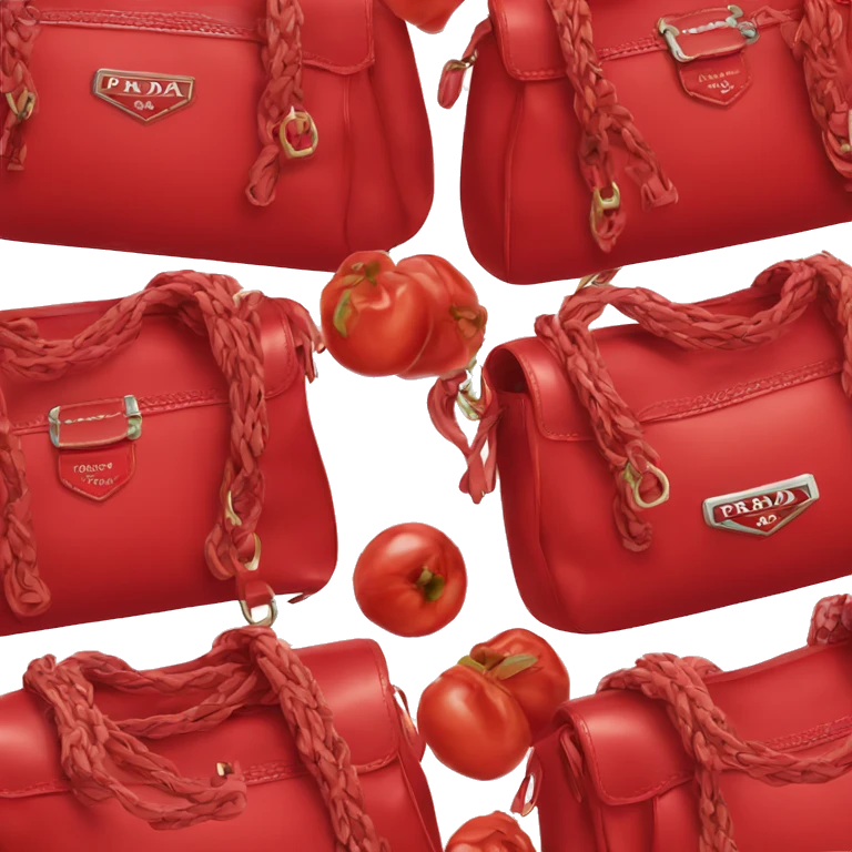 red prada bag emoji