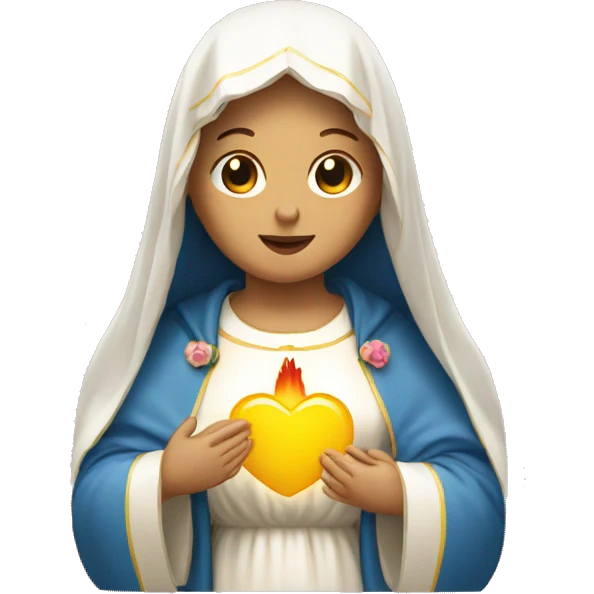 the Immaculate heart of mary emoji