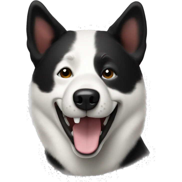 Karelian bear dog smiling  emoji