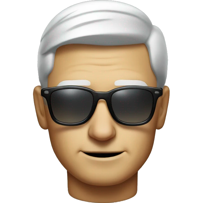 Tim Cook wearing sunglasses emoji