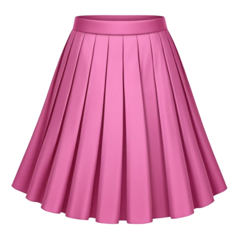 Pink skirt emoji