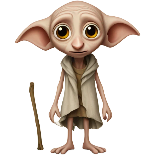 Dobby in rag clothes  emoji