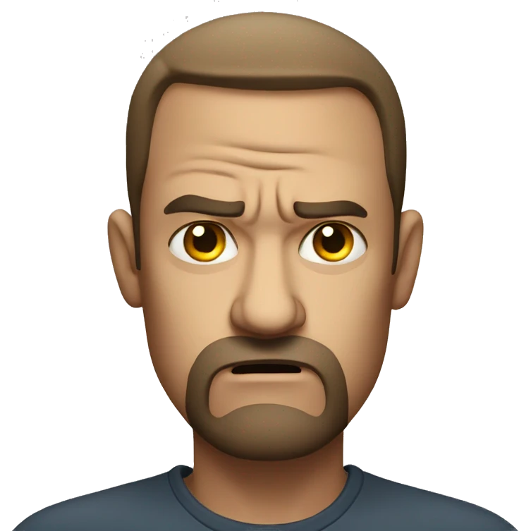 angry man emoji