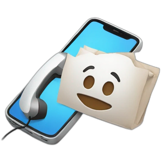 sending to phone emoji