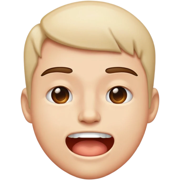 Mewing emoji