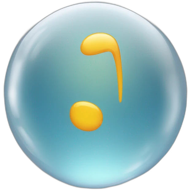 flipped "A" in bubble emoji