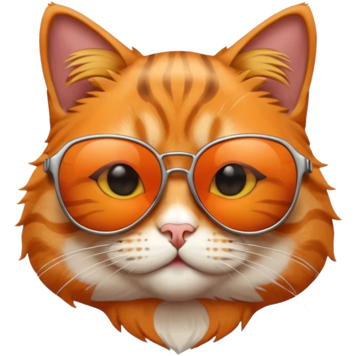 Cat wearing sunglasses emoji