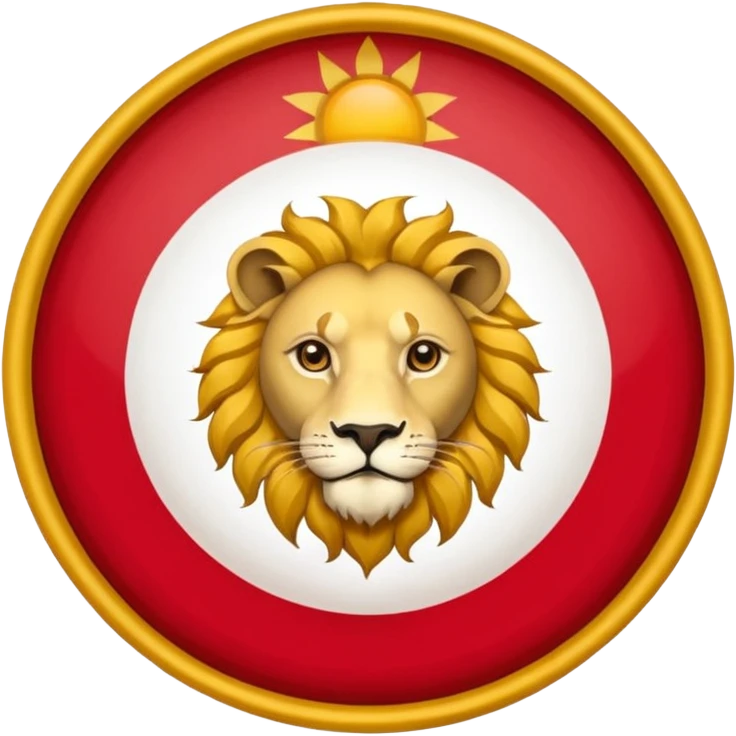 Please create the Iranian flag with the Lion and Sun on the center? emoji