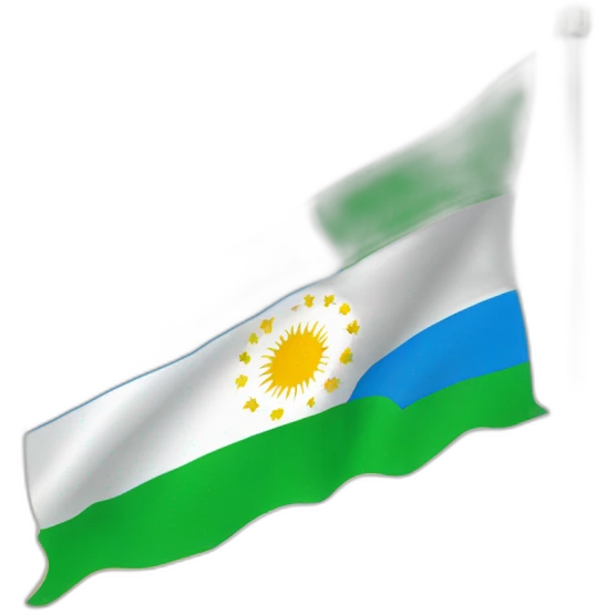 Flag Uzbekistan emoji