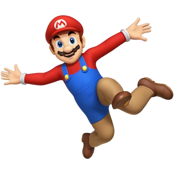 Mario Jumping emoji