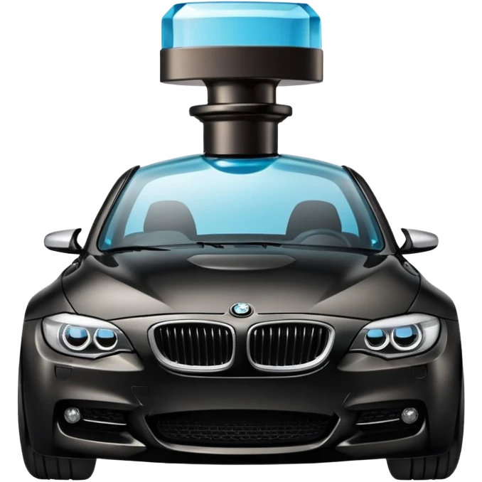 BMW car inside a perfume bottle emoji