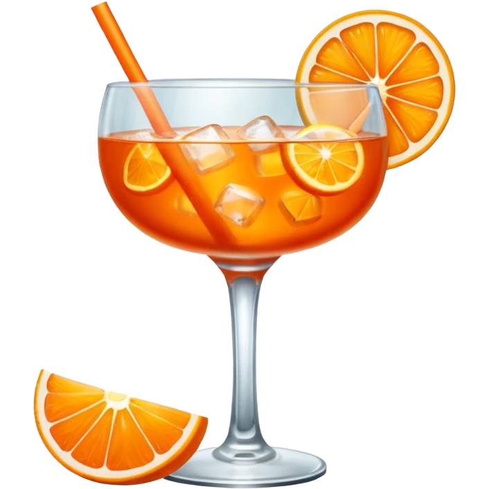 iced drink aperol emoji
