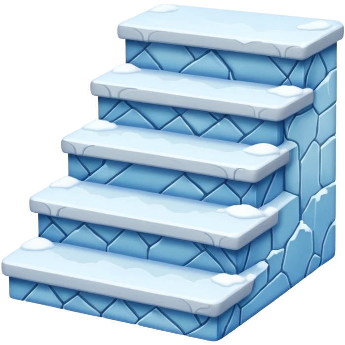 snow steps emoji