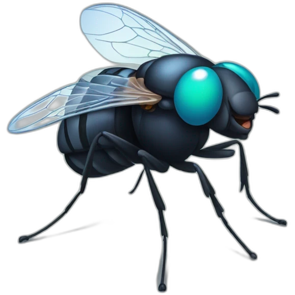Fly who make party emoji