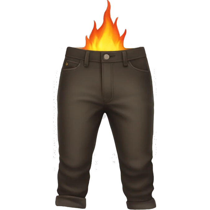 Pants on fire emoji