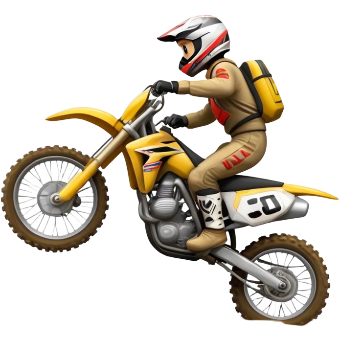 Moto cross emoji