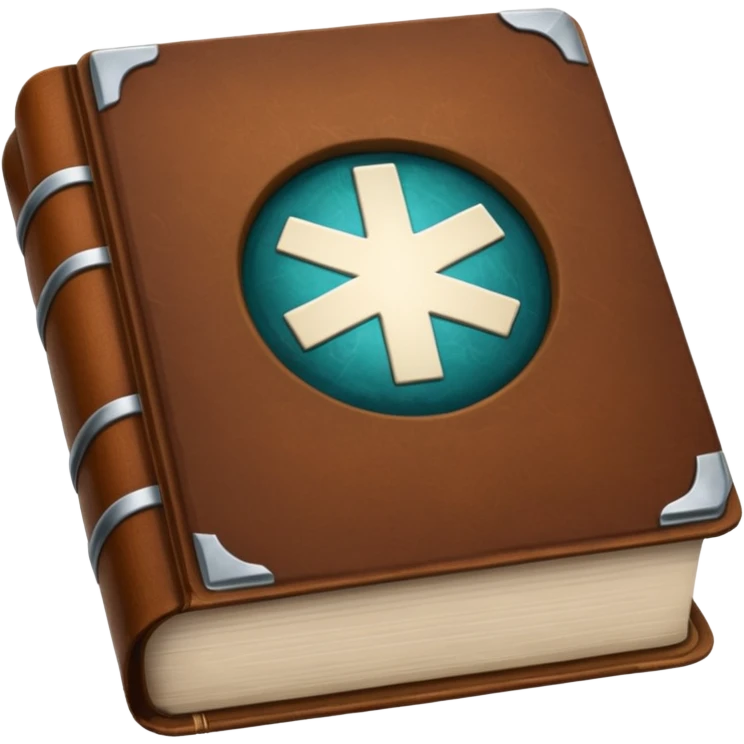 make the book very large and very thick, like an old medical encyclopedia with dense pages. emoji