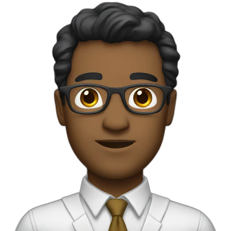 black haired maths teacher emoji