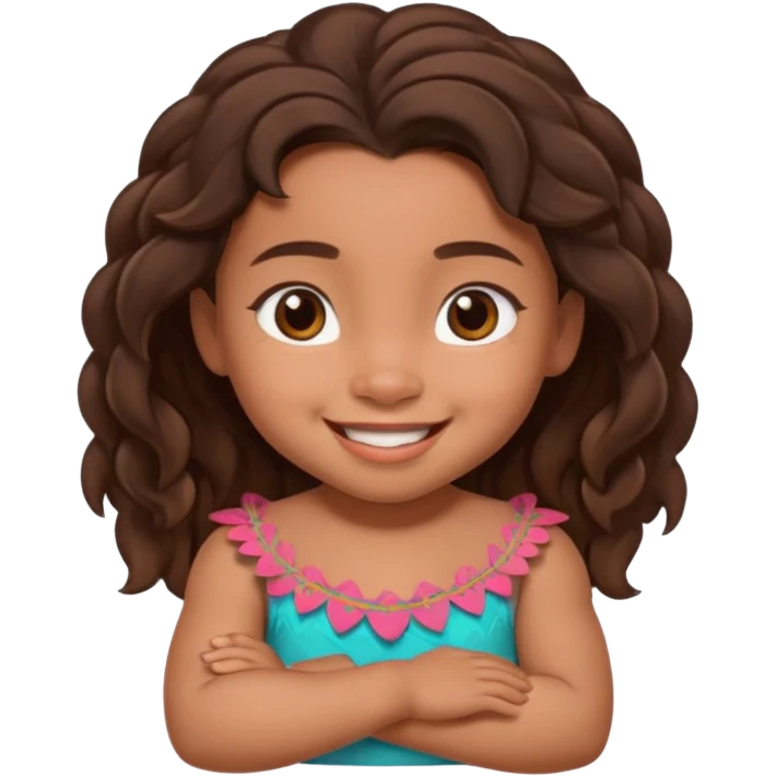 Baby Moana emoji