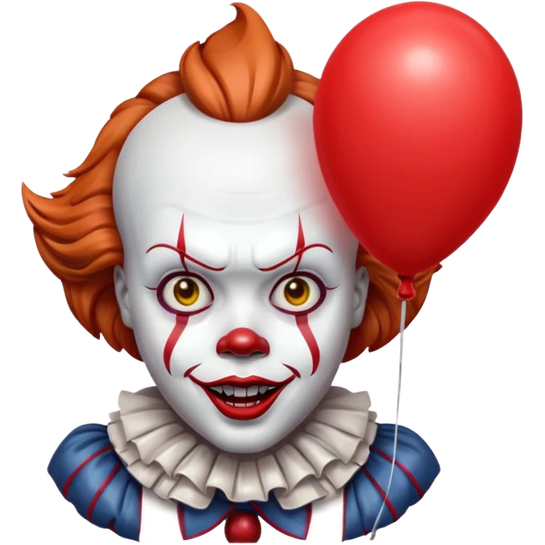 Pennywise avec un ballon emoji
