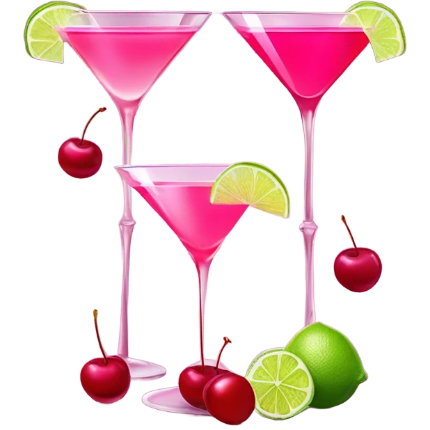 Pink martini emoji