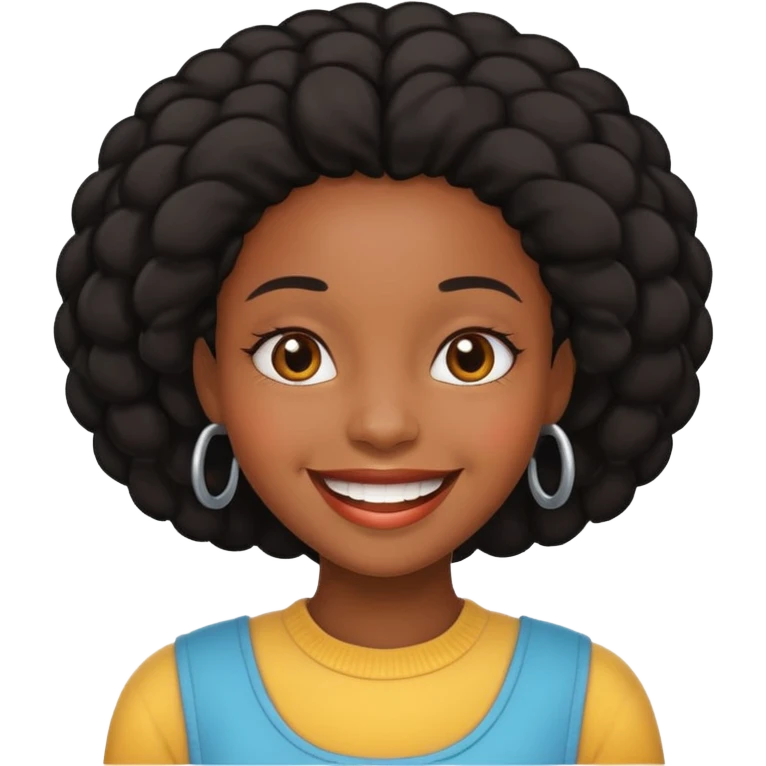 Black girl feelings emoji