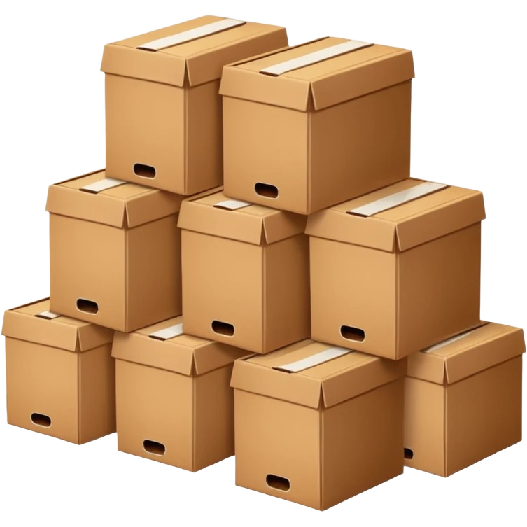 stack of many beer boxes emoji