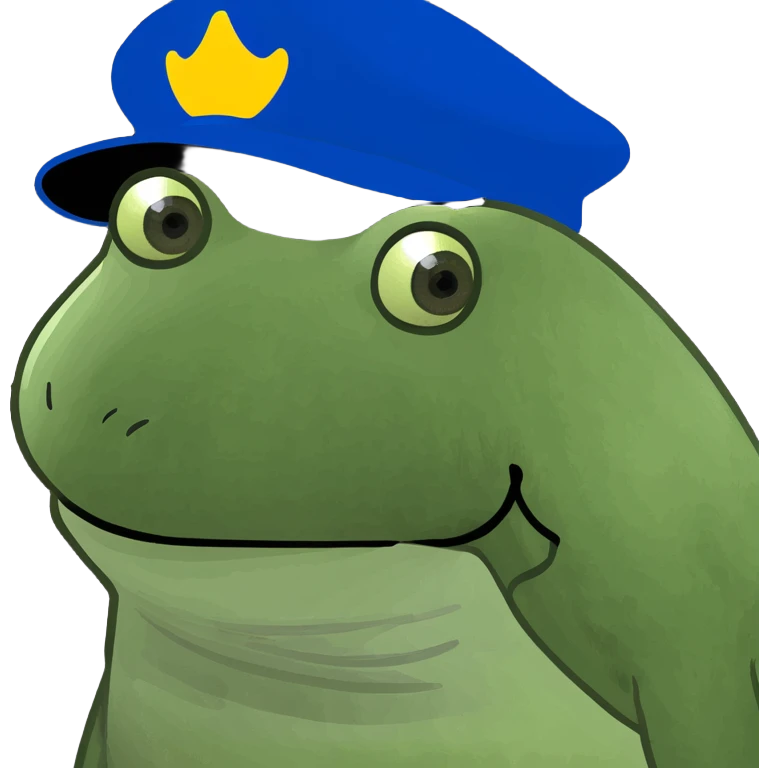 bufo frog with a cold, looking sick, runny nose, tired eyes emoji
