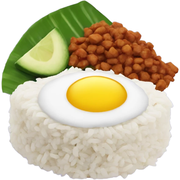 Nasi lemak emoji