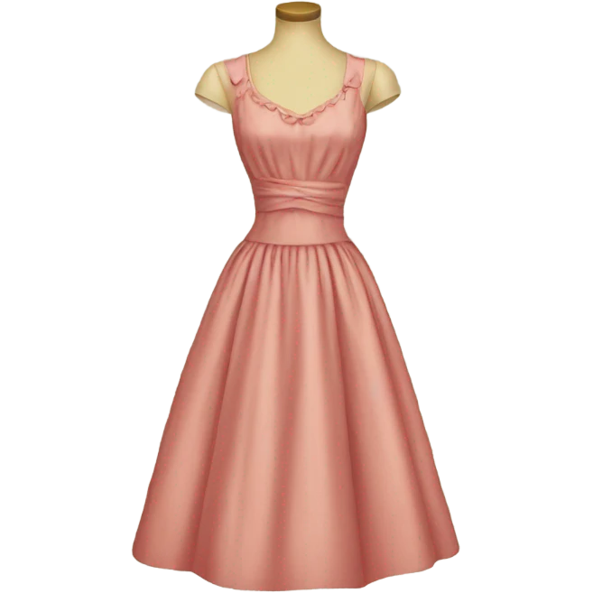 vintage dress emoji