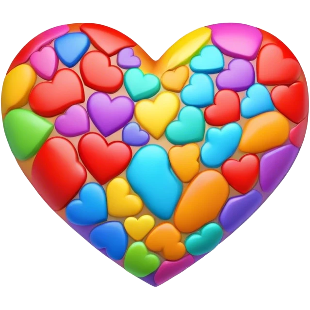 Cœur multicolore  emoji