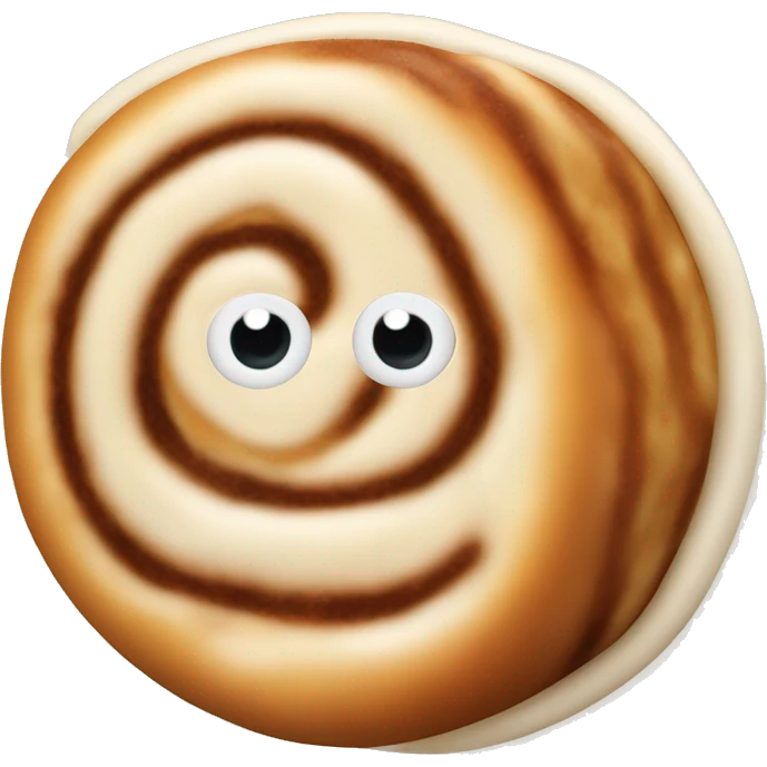 one cinnamon bun emoji