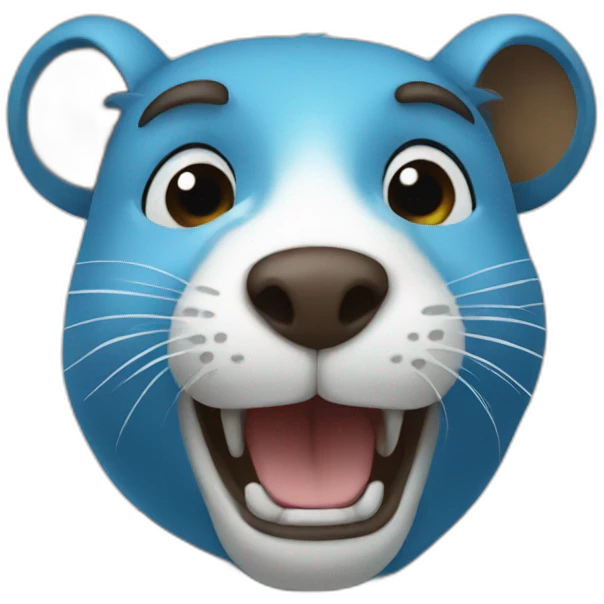 blue gopher emoji