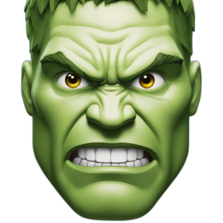Hulk énerve emoji