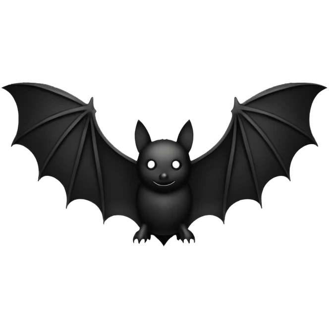 abstract art bat emoji