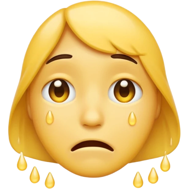 An emoji that is more crying than laughing emoji