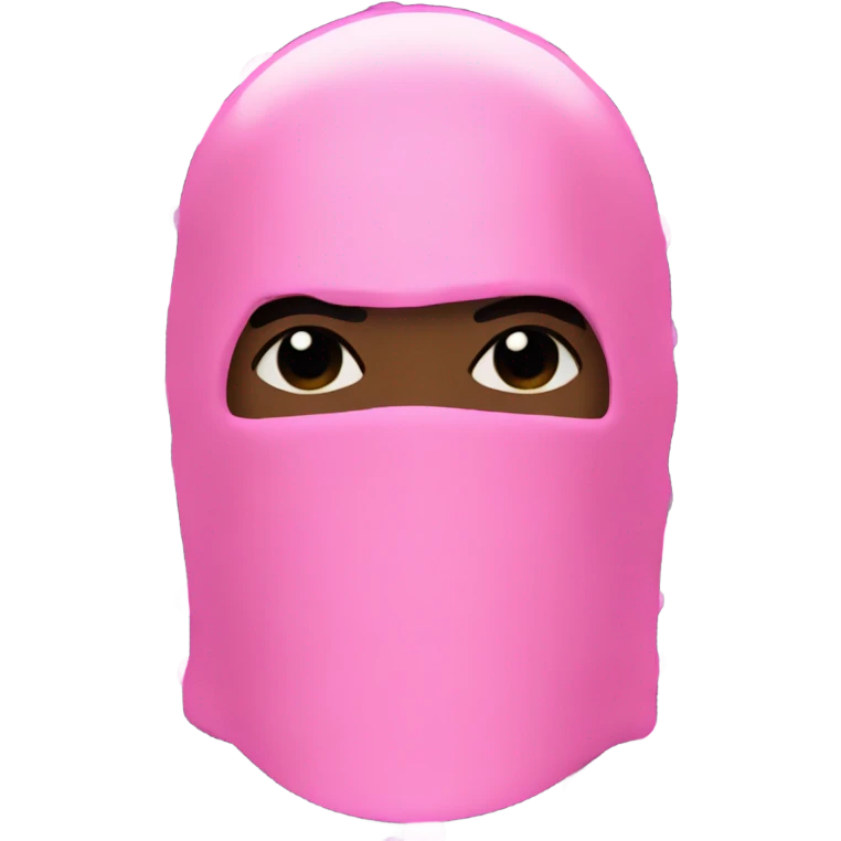 Squid Game Pink Circle Mask Guard emoji