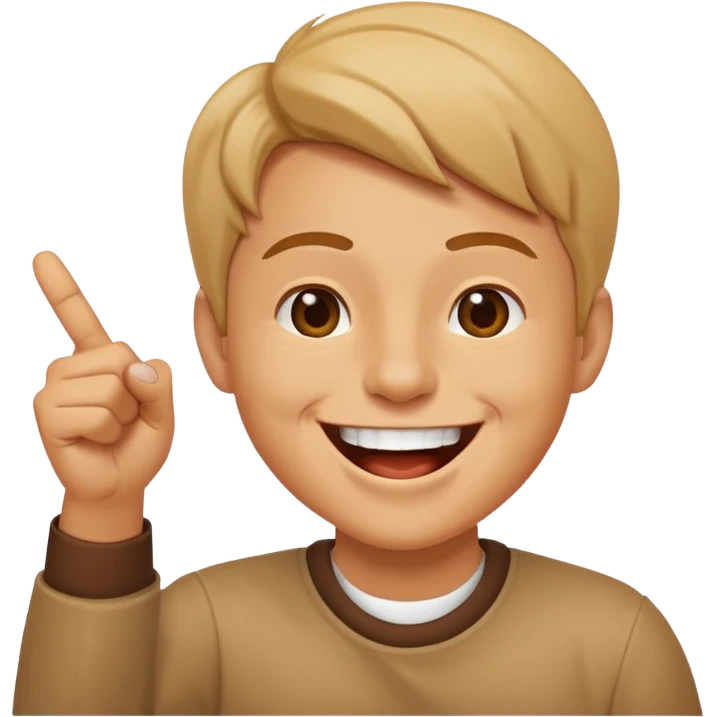 Laughing and pointing emoji