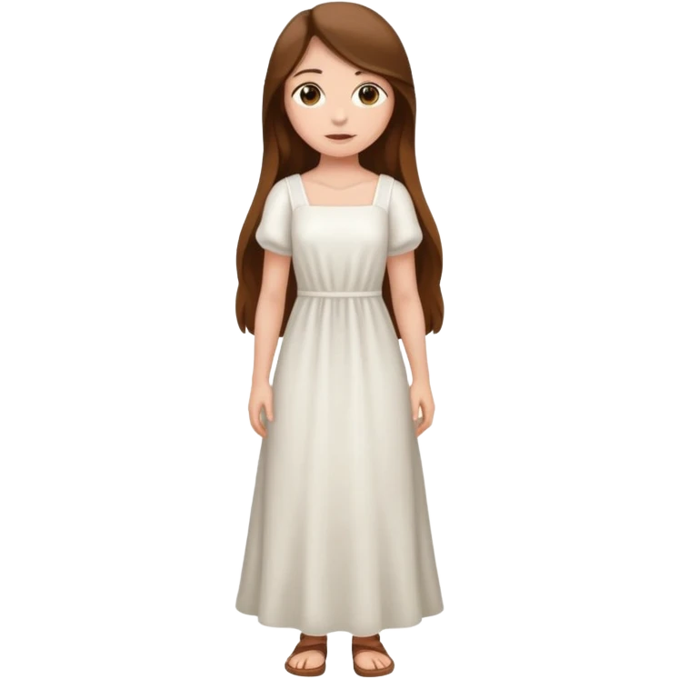 A full girl with full body emoji