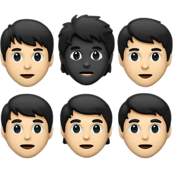 GENERAME  ENTRE 3 Y 5  ICONOS TIPO EMOJI SILUETEADOS SIN FONDO   ESTILO RETRO OCHENTERO CON LA TEMATICA DE LA PELICULA An American Werewolf in London (Un hombre lobo americano en Londres) emoji