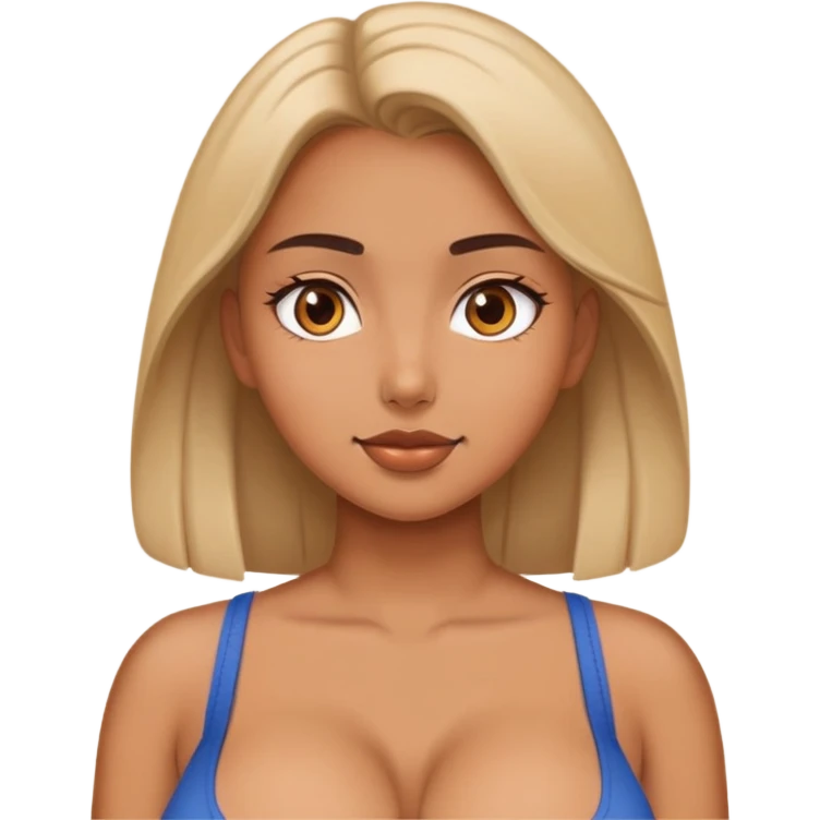 girl, big boobs emoji