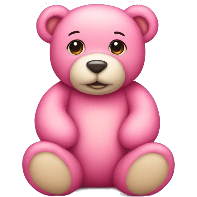 pink teddy bear  emoji