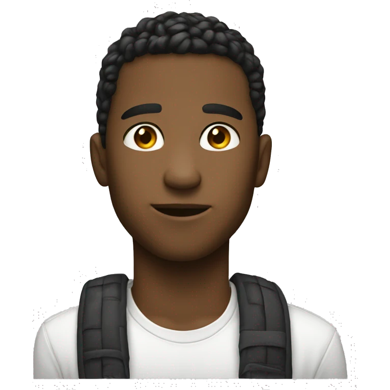 white person cool 20 years old and looks cool emoji