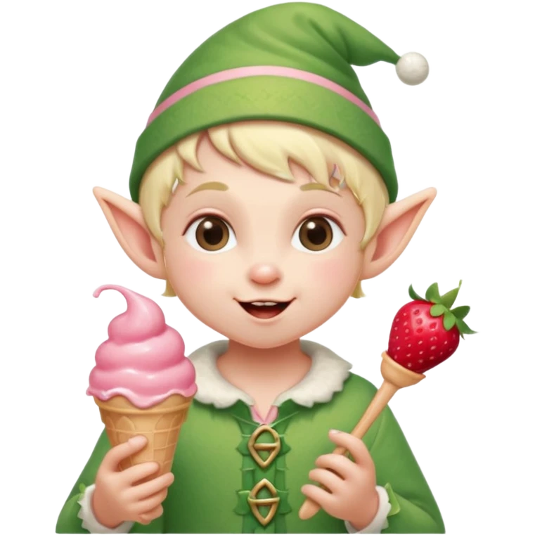 
baby elf with strawberry ice cream




 emoji