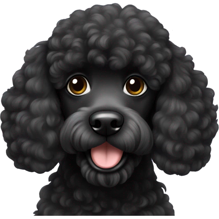 black poodle emoji