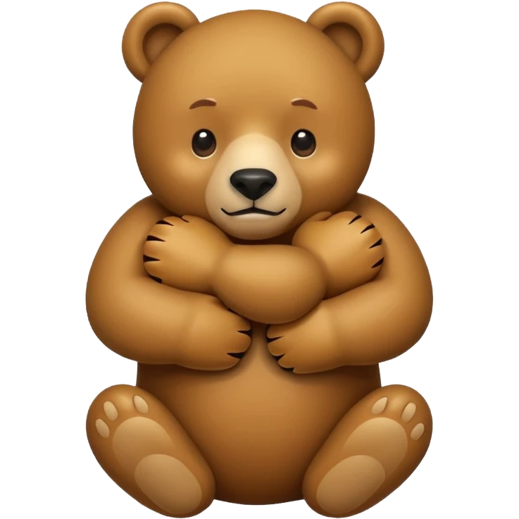 Bear hug emoji