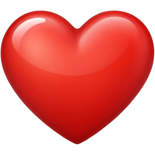 red heart emoji