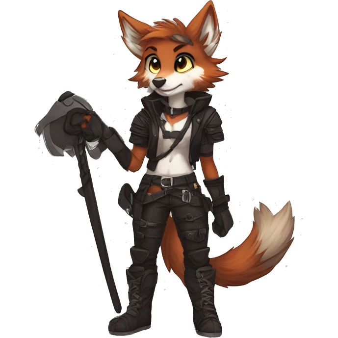 Edgy anthro furry by Falvie, LiLaiRa, griffsnuff, AngieWolf emoji