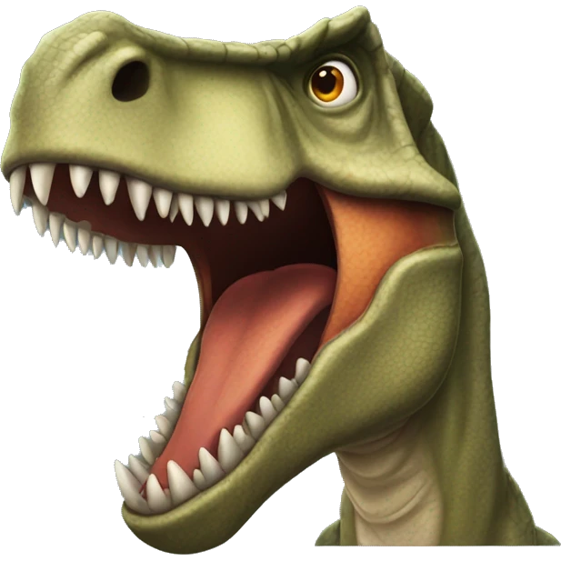 scary tyrannosaurus emoji