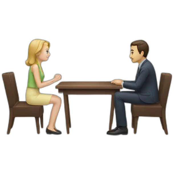 meeting of two people emoji